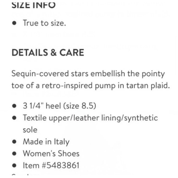 J Crew Star Sequenced Red Tartan Holiday Heels|J Crew Tartan Holiday Heel - Picture 15 of 15